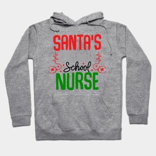 santas favorite school nurse Hoodie